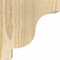 Ekena Millwork Newport Rough Sawn Corbel, Douglas Fir, 4"W x 6"D x 6"H COR04X06X06NEW00RDF - alternate 2